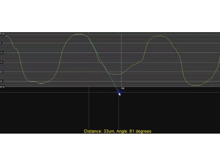 Anilox-Querschnittsanalyse